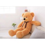 Big Golden Brown Smiling Teddy Bear (5 Feet) - 150 cms - 60 Inch